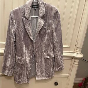 Steve Madden Metallic Velvet Women's Blazer